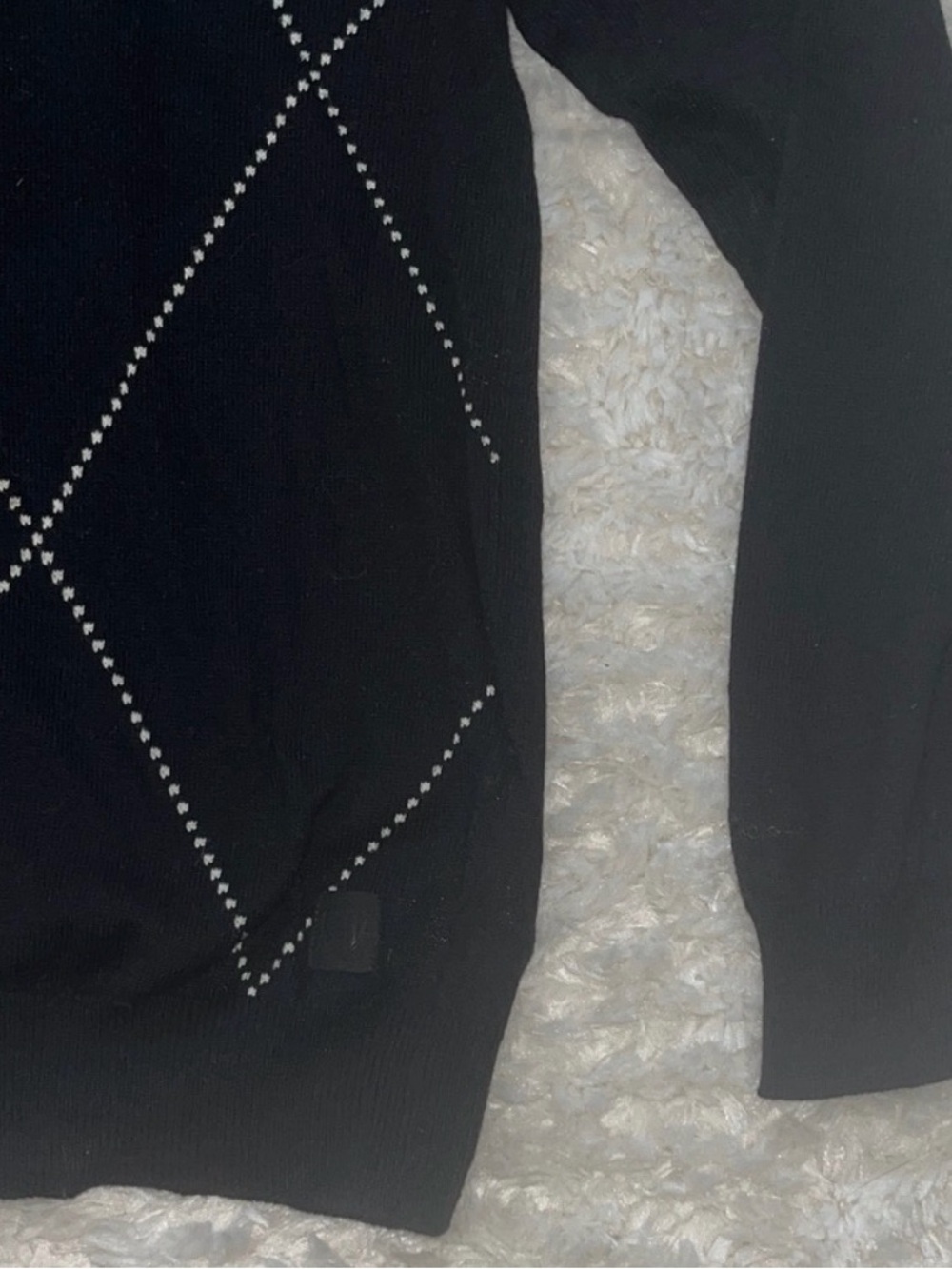 ππ΄ Ben Sherman Black Argyle Sweater - Picture 5 of 10
